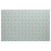 cairn doodshond lichtblauw stof (Fat Quarter)