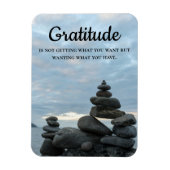 Cairn en dankbaarheid magneet (Verticaal)