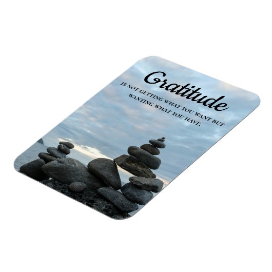 Cairn en dankbaarheid magneet (Linkerzijde)