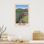 Cairn Gorm Munros van Schotland Reisposter Poster (Keuken)