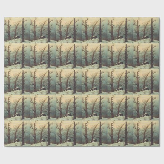 Cairn in Snow van Caspar David Friedrich Cadeaupapier (Vlak)