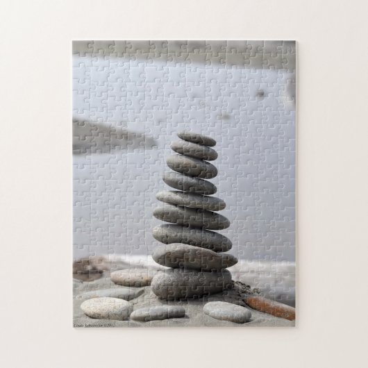 Cairn of Rock Stacking Serenity Puzzle Legpuzzel (Verticaal)