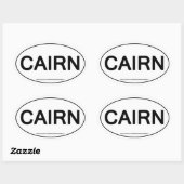 Cairn Oval Sticker (Vel)