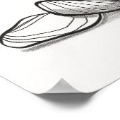 Cairn Rock stapel minimalistische lijn art II Poster (Hoek)