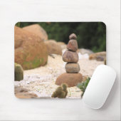 Cairn, steen, rots muismat (Met muis)
