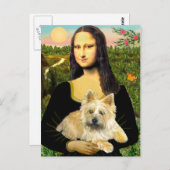 Cairn Terrier 23 - Mona Lisa Briefkaart (Voorkant / Achterkant)