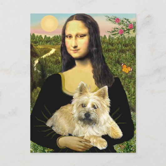 Cairn Terrier 23 - Mona Lisa Briefkaart (Voorkant)