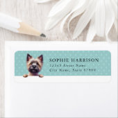 Cairn Terrier-adreslabels Etiket (Insitu)