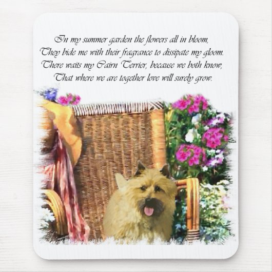 Cairn Terrier Art Gifts Muismat (Voorkant)