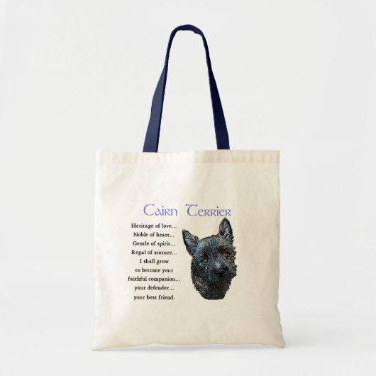 Cairn Terrier Art Gifts Tote Bag (Voorkant)