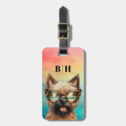 Cairn Terrier-Bagagelabel Bagagelabel (Voorkant verticaal)