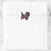Cairn Terrier BFF Ronde Sticker (Tas)