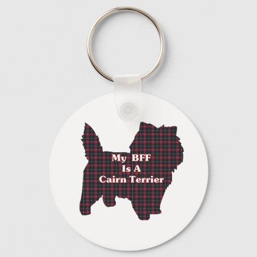 Cairn Terrier BFF Sleutelhanger (Voorkant)