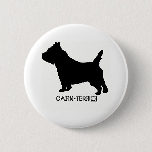 Cairn Terrier Button (Voorkant)