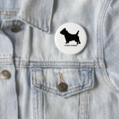 Cairn Terrier Button (In situ)