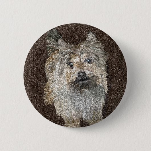 Cairn Terrier Button (Voorkant)