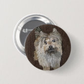 Cairn Terrier Button (Voorkant /achterkant)
