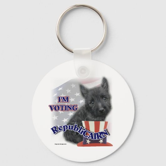 Cairn Terrier Cadeaus Sleutelhanger (Voorkant)