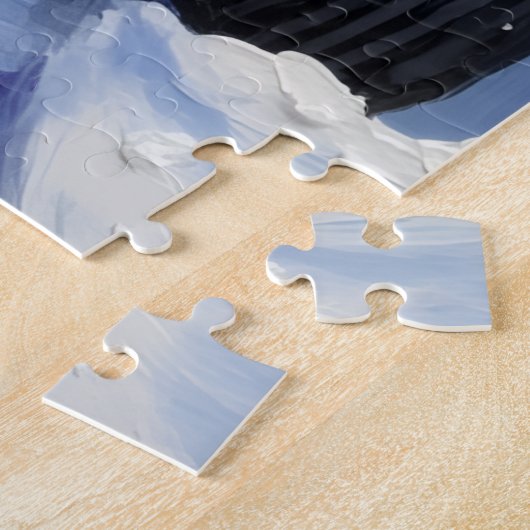 Cairn Terrier Christmas Red Truck Holiday Legpuzzel (Zijkant)