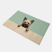 Cairn Terrier deurmat Kunst (Schuin)