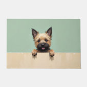 Cairn Terrier deurmat Kunst (Voorkant)