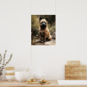 Cairn Terrier Dog Art Print Poster (Keuken)