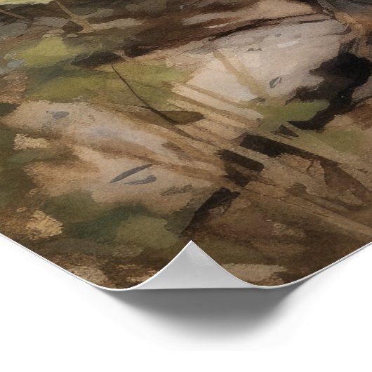 Cairn Terrier Dog Art Print Poster (Hoek)