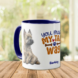 Cairn Terrier Dog je maakt mijn staart wag Mok