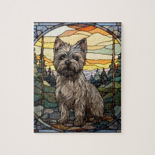 Cairn Terrier Dog Legpuzzel (Verticaal)
