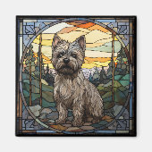 Cairn Terrier Dog Magneet (Voorkant)