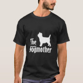 Cairn Terrier Dog Mam Moederdag T-shirt (Voorkant)