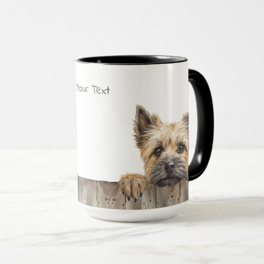 Cairn Terrier Dog Mok (Voorkant rechts)