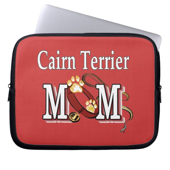 Cairn Terrier Dog MOM Laptop Sleeve (Voorkant)
