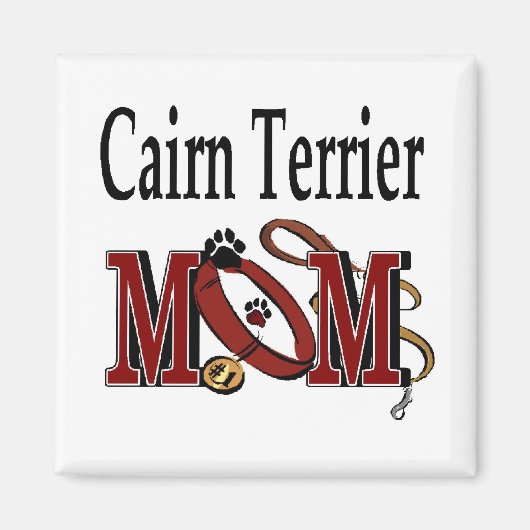 Cairn Terrier Dog MOM Magneet (Voorkant)