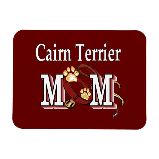 Cairn Terrier Dog MOM Magneet (Horizontaal)