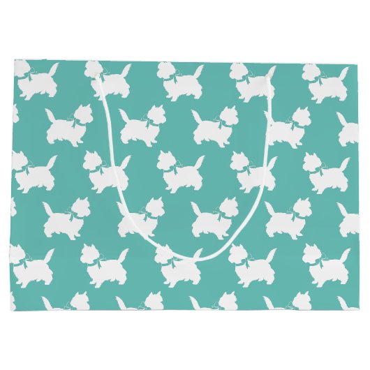 Cairn Terrier Dog Puppy Groot Cadeauzakje (Achterkant)