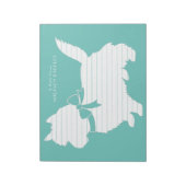 Cairn Terrier Dog Puppy Notitieblok (Linkerzijde)