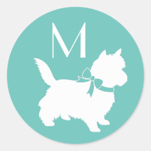 Cairn Terrier Dog Puppy Ronde Sticker