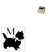 Cairn Terrier Dog Puppy Rubberstempel (Gestempeld)