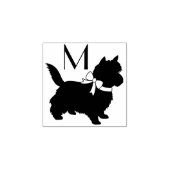 Cairn Terrier Dog Puppy Rubberstempel (Afrduk)