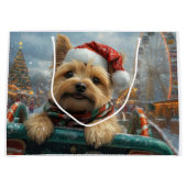 Cairn Terrier Dog Roller Onderzetter Kerst Groot Cadeauzakje (Voorkant)