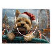 Cairn Terrier Dog Roller Onderzetter Kerst Groot Cadeauzakje (Achterkant)