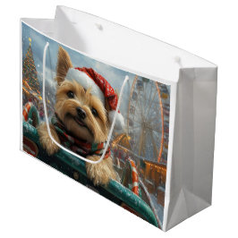 Cairn Terrier Dog Roller Onderzetter Kerst Groot Cadeauzakje