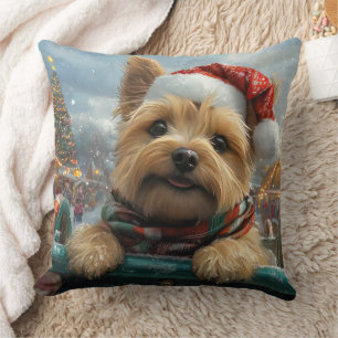 Cairn Terrier Dog Roller Onderzetter Kerst Kussen