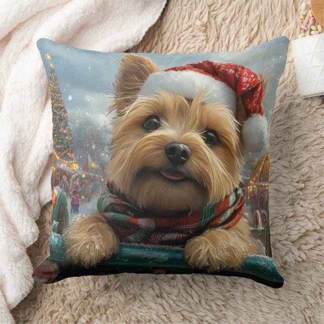Cairn Terrier Dog Roller Onderzetter Kerst Kussen (Deken)