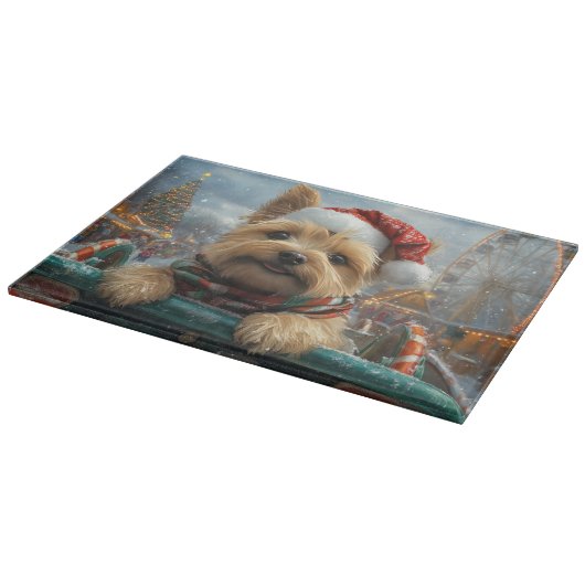 Cairn Terrier Dog Roller Onderzetter Kerst Snijplank (Hoek)