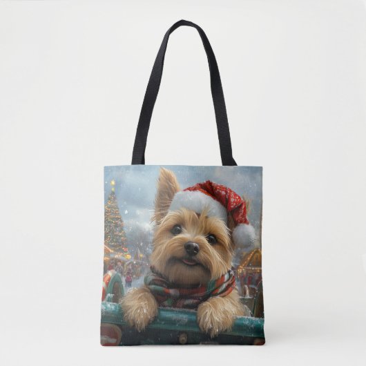 Cairn Terrier Dog Roller Onderzetter Kerst Tote Bag (Voorkant)