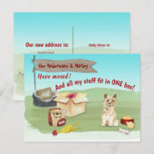 Cairn Terrier Dog Speys verplaatsen Ons nieuwe thu Briefkaart (Voorkant / Achterkant)