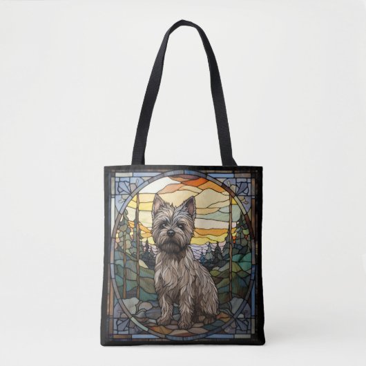 Cairn Terrier Dog Tote Bag (Voorkant)