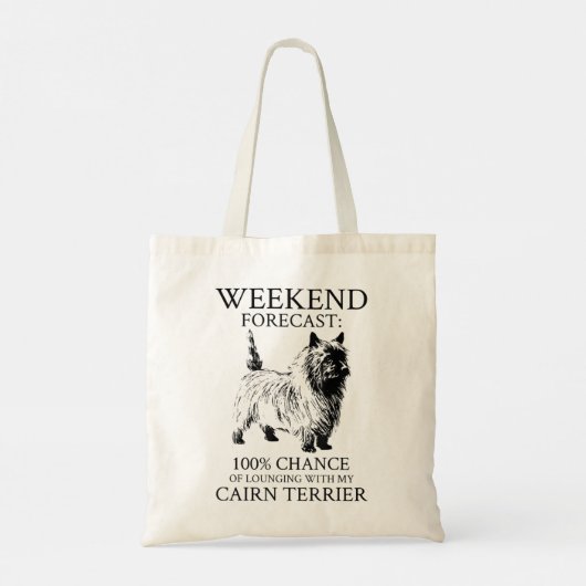 Cairn Terrier Dog Tote Bag (Achterkant)